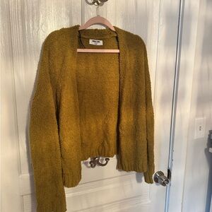 Double Zero Green Cardigan Sweater Relaxed Fit